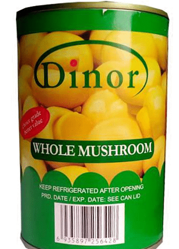 Dinor Whole Mushrooms 400 g