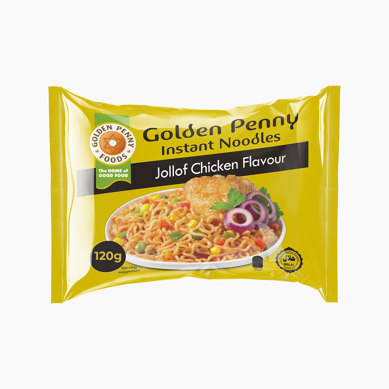 Golden Penny Instant Noodles - 120g (Jollof)