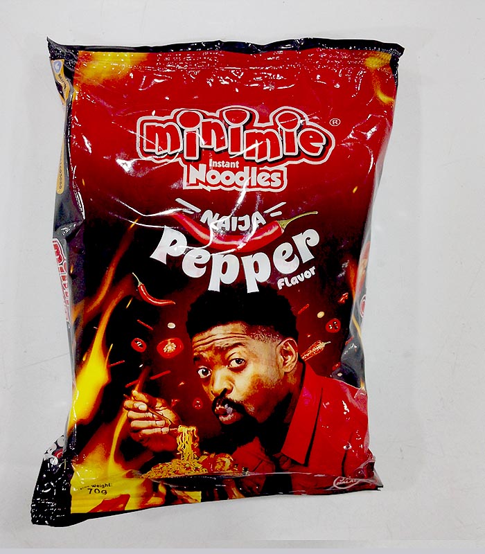 Minimie Instant Noodles - 70g (Naija Pepper Flavor)