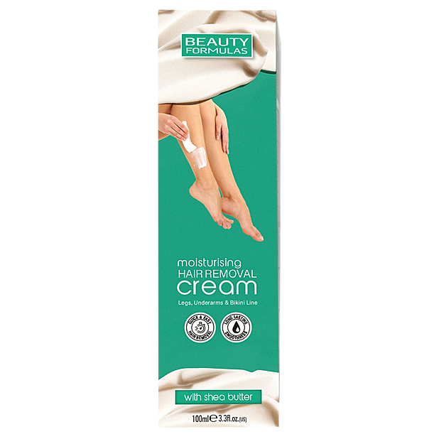 Beauty Formulas Moisturising Hair Removal Cream with Shea Butter 100ml