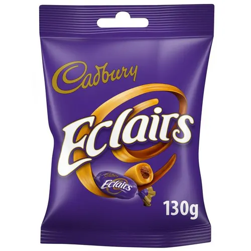 Cadbury Eclairs Chewy Caramel with Milk Chocolate Center 130g
