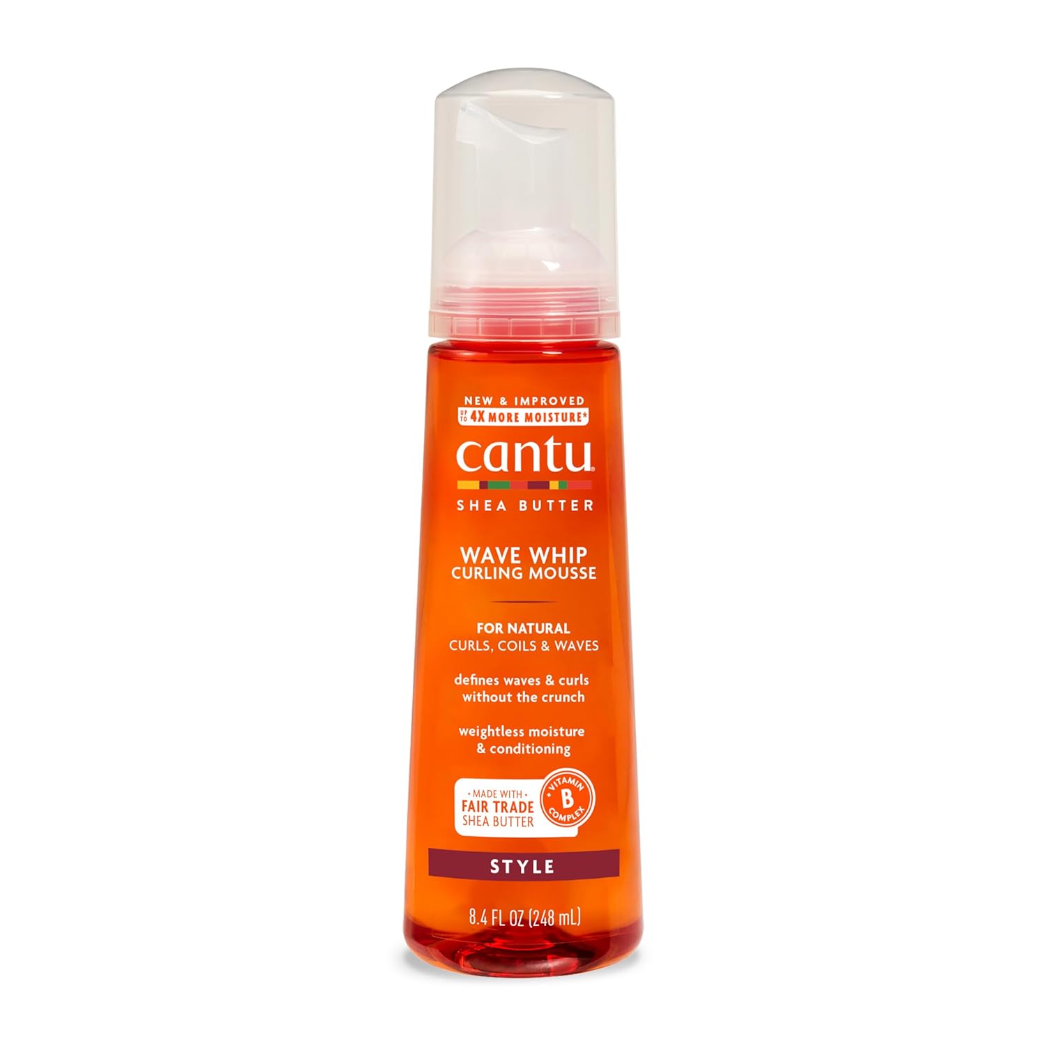 Cantu Wave Whip Curling Mousse 248ml