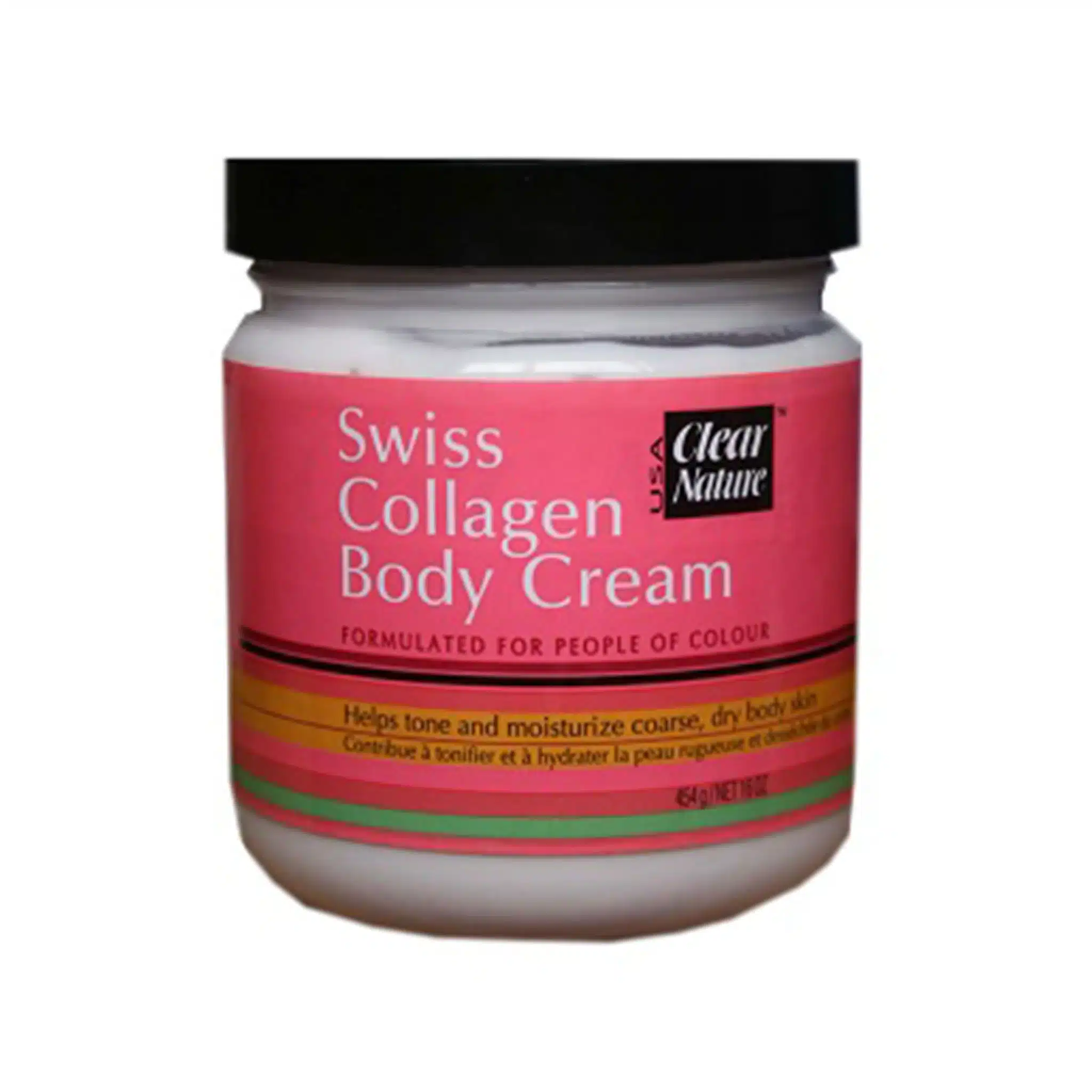 Clear Nature Swiss Collagen Body Cream 473ml