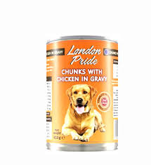 London Pride Puppy Chunks with Chicken in Gravy 410g