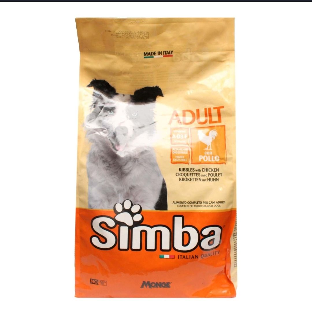 Simba Adult Dog Food Kibbles with Chicken 4kg
