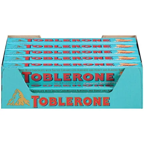 Toblerone Crunchy Almond Milk Chocolate 100g