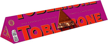 Toblerone White Chocolate with Honey & Almond Nougat 100g