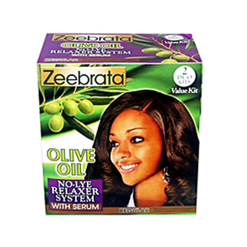 Zeebrata Olive Oil No-Lye Relaxer System Regular