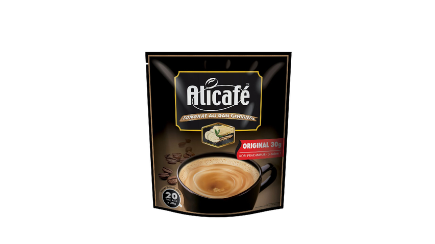 Alicafe Tongkat Ali dan Ginseng 3-in-1 Coffee 30g