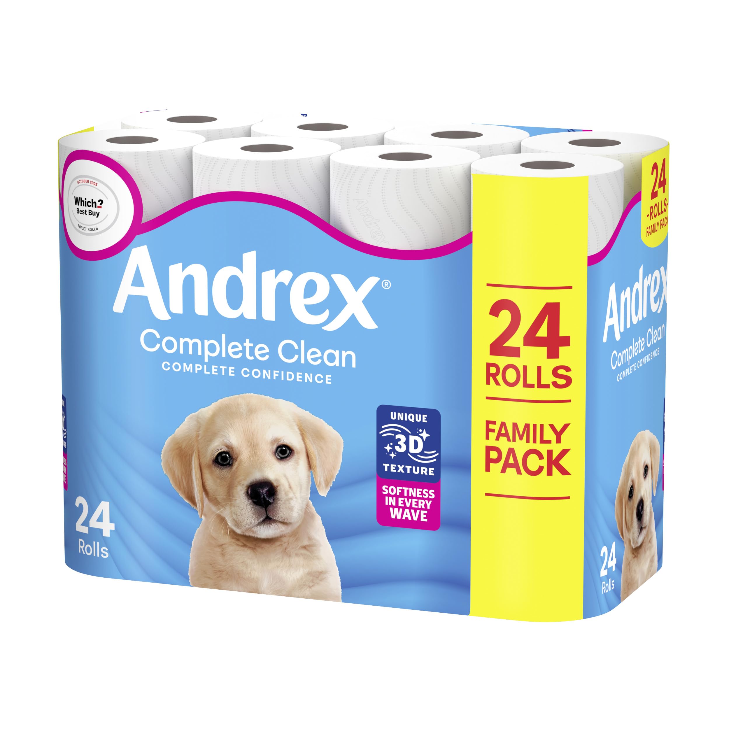 Andrex Complete Clean Toilet Tissue Bulk Pack