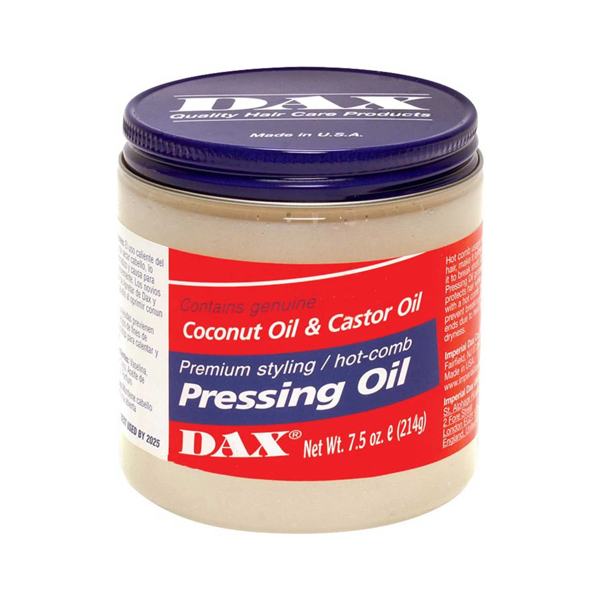 DAX Premium Pressing Oil with Coconut & Castor Oil 397g