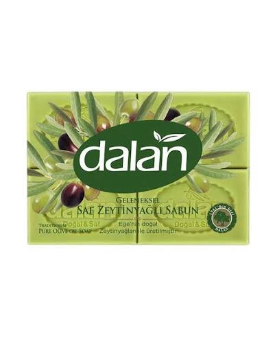 Dalan Traditional Pure White Olive Oil Soap 4-in-1 Pack (600g)