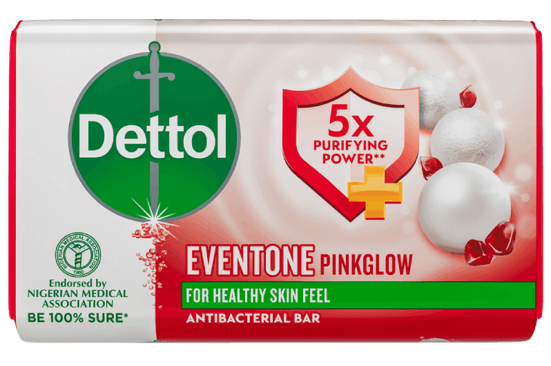 Dettol Eventone Pinkglow Antibacterial Bar 75g