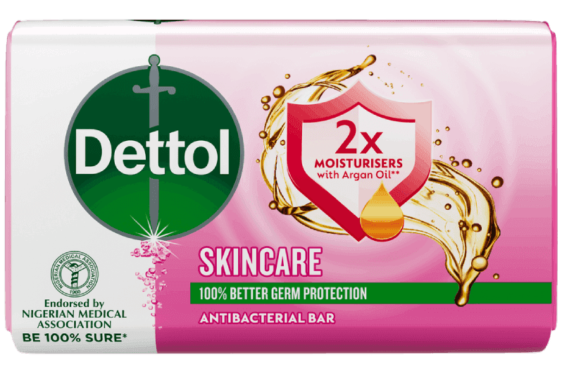 Dettol Skincare Antibacterial Bar with Argan Oil 4 x 160g