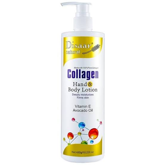 Disaar Collagen Hand & Body Lotion with Vitamin E & Avocado Oil 480ml