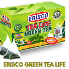 Erisco Tea Life Green Tea Premium Tin 20 Tea Bags