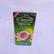 Evergreen Lemongrass & Mint Green Tea 25 Tea Bags 50g