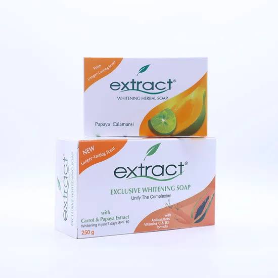 Extract Whitening Herbal Soap Carrot & Shea Butter 125g