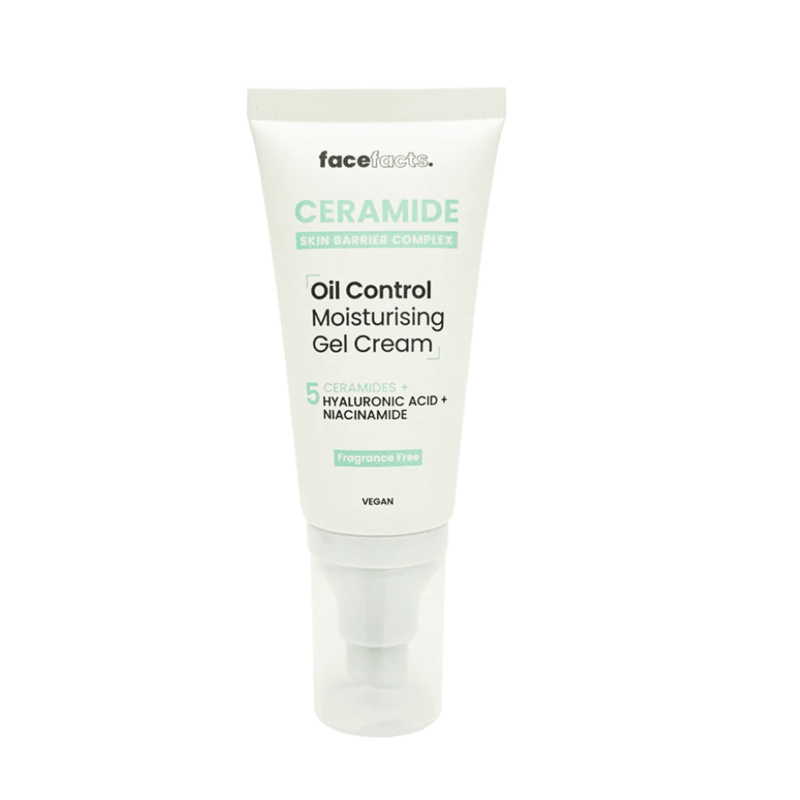 Face Facts Ceramide Skin Barrier Complex Oil Control Moisturising Gel Cream 50ml