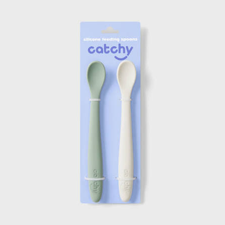 Fish Silicone Soft Baby Feeding Spoons 2 Pieces 0m+
