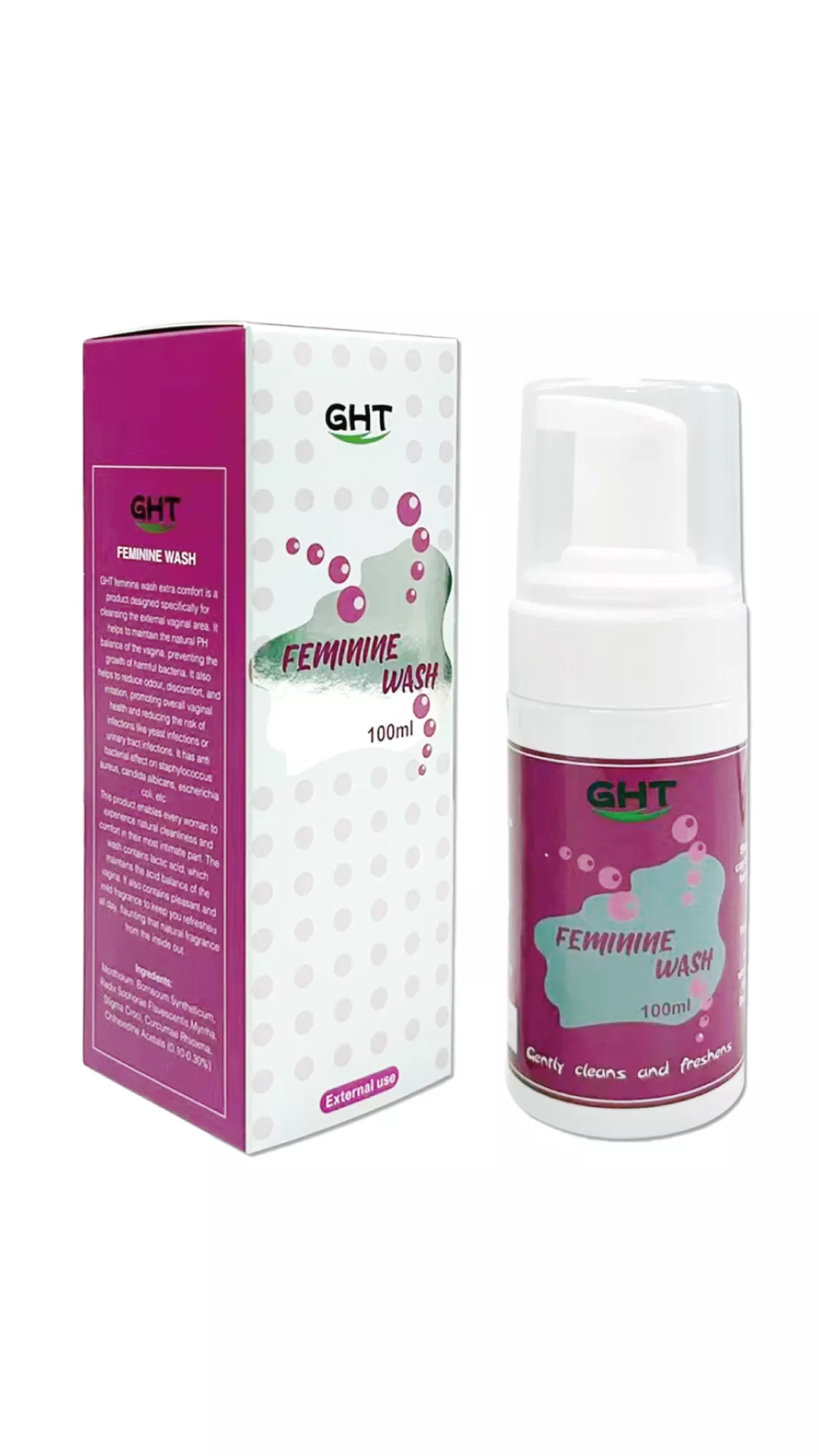 GHT Natural Extract Feminine Wash 100ml