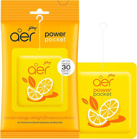 Godrej aer Power Pocket Lemon Tangy Delight Bathroom Freshener
