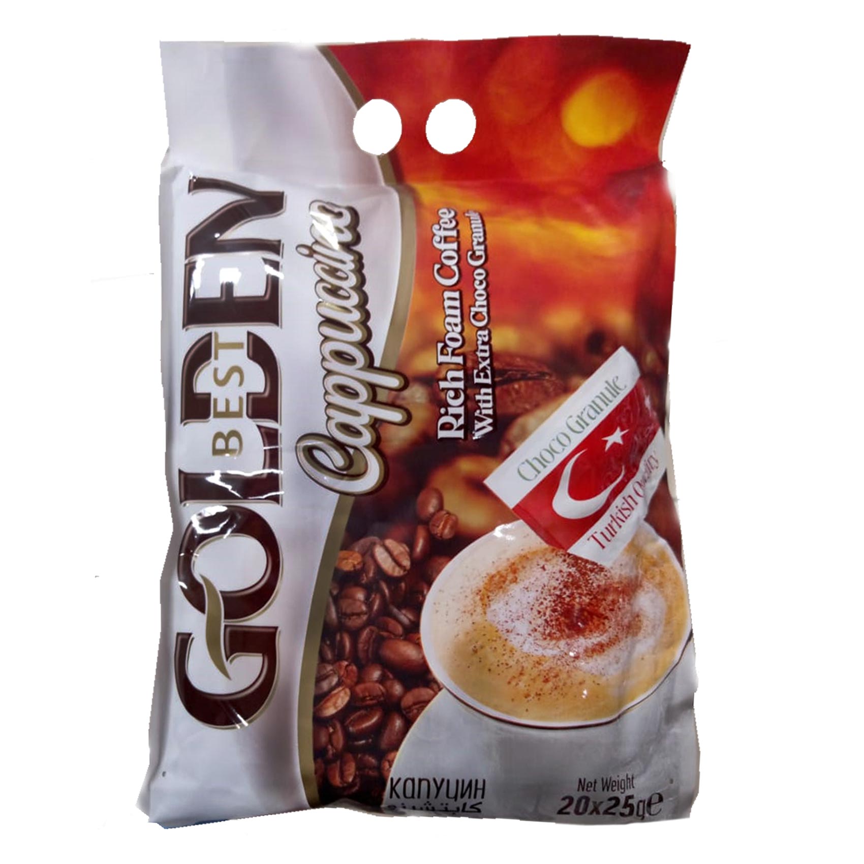 Golden Best Cappuccino Rich Foam Coffee (20 x 25g)