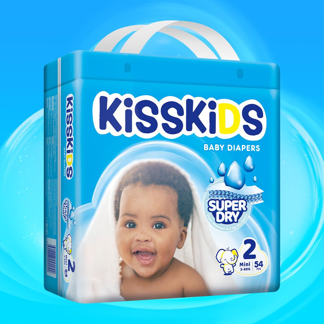 Kisskids Baby Diapers Size 2 105 PCS