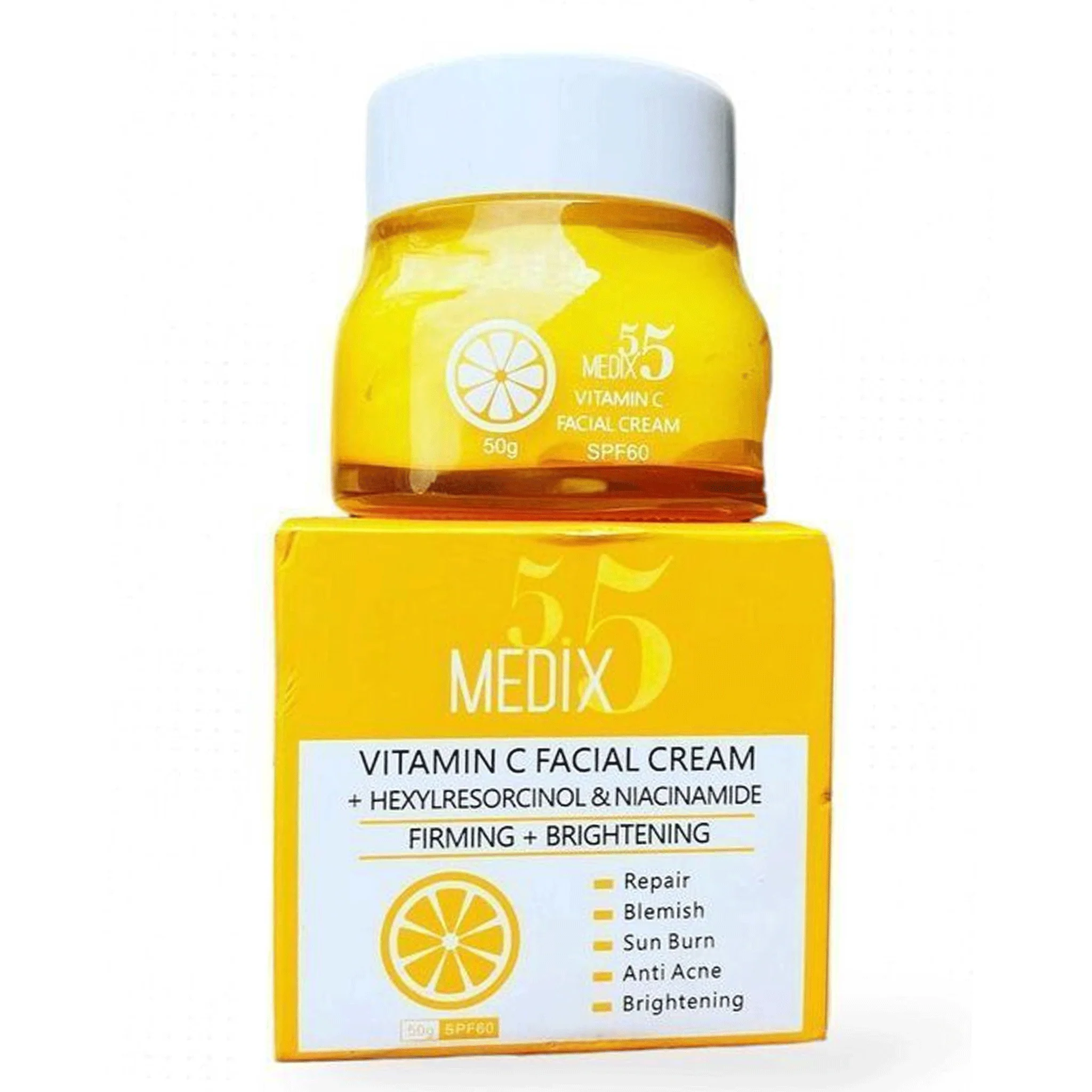 Medix 55 Vitamin C + Ferulic Acid Brightening Facial Cream 50g