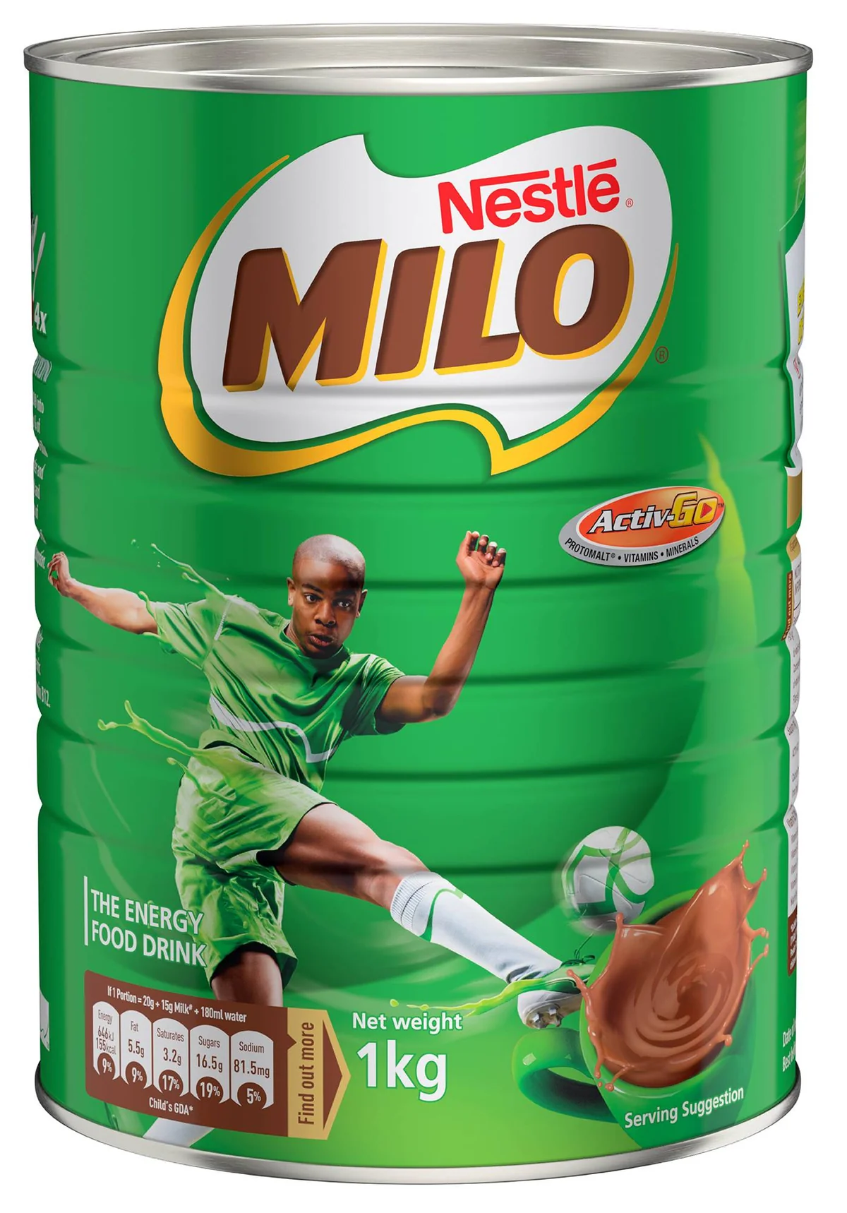 Nestle Milo Energy Food Drink 800g (Tin)