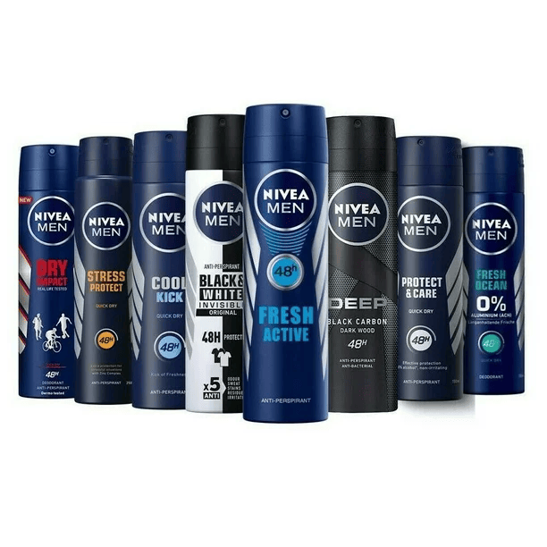Nivea Men Deodorant Body Spray Assorted 150ml