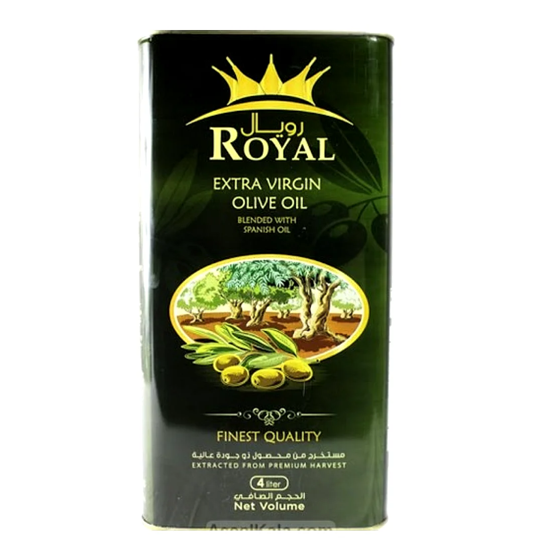 Royal Refined Blended Oil with Extra Virgin Olive Oil 4 Litre