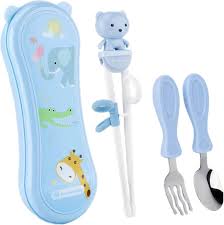 Sambo 3-Piece Baby Tableware Set with Training Chopsticks