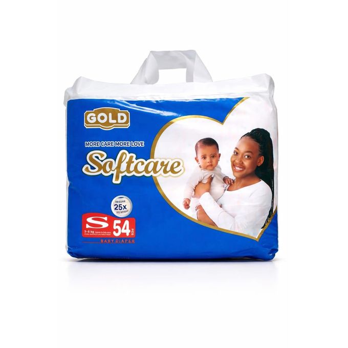 Softcare Gold Baby Diapers Small 54 PCS