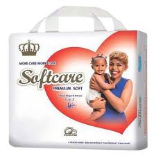 Softcare Premium Soft Baby Diapers Size Small 10 Pcs