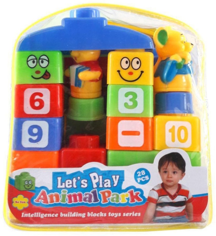 Let's Play Animal Park Intelligence Building Blocks 28pcs