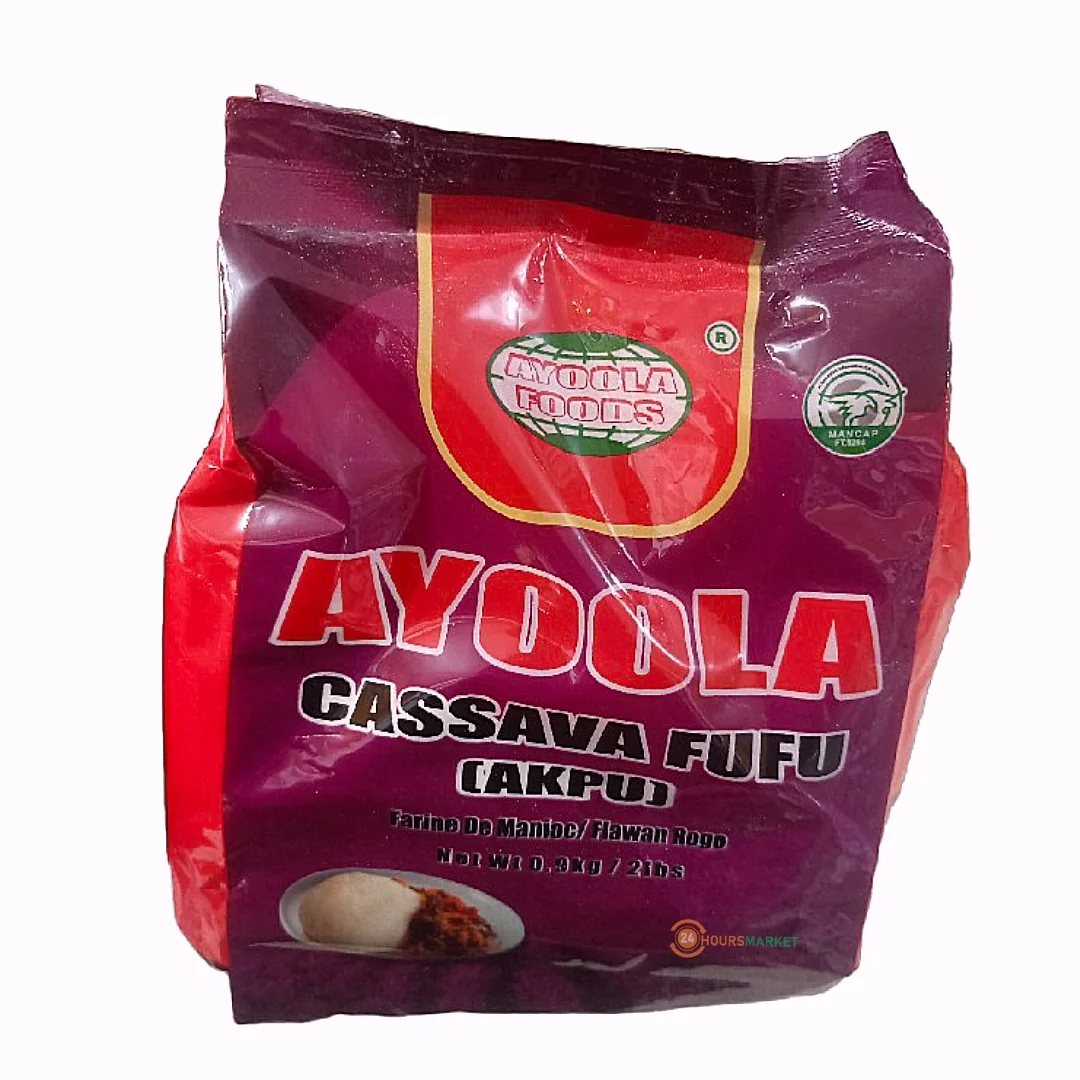 Ayoola Foods Cassava Fufu (Akpu) 1.8kg