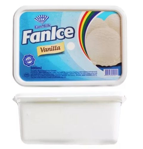 FanIce Vanilla Flavoured Ice Cream 450ml