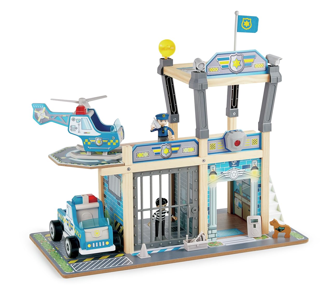 Hape Metro Police Dept Playset 13-Pieces