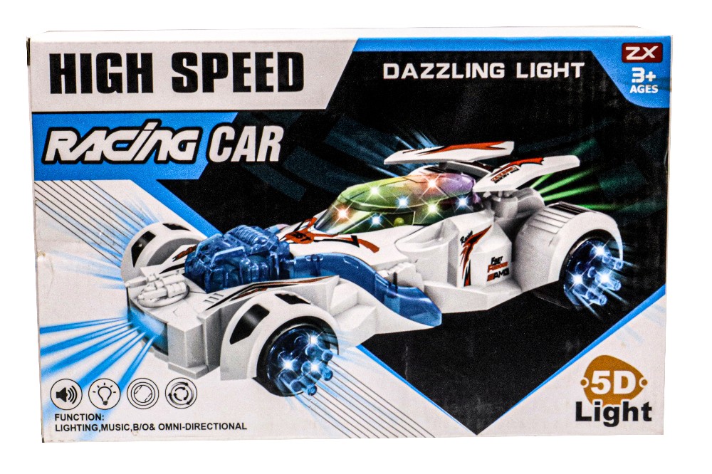 High Speed Racing Car with 5D Dazzling Light