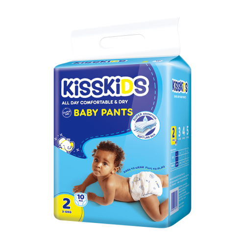 Kisskids Baby Training Pants Size 2 (10 Pieces)