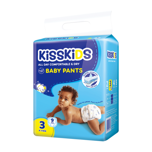 Kisskids Baby Training Pants Size 3 (9 Pieces)