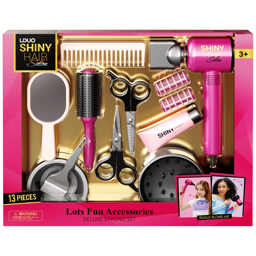 LDUO Shiny Hair Salon Deluxe Styling Set