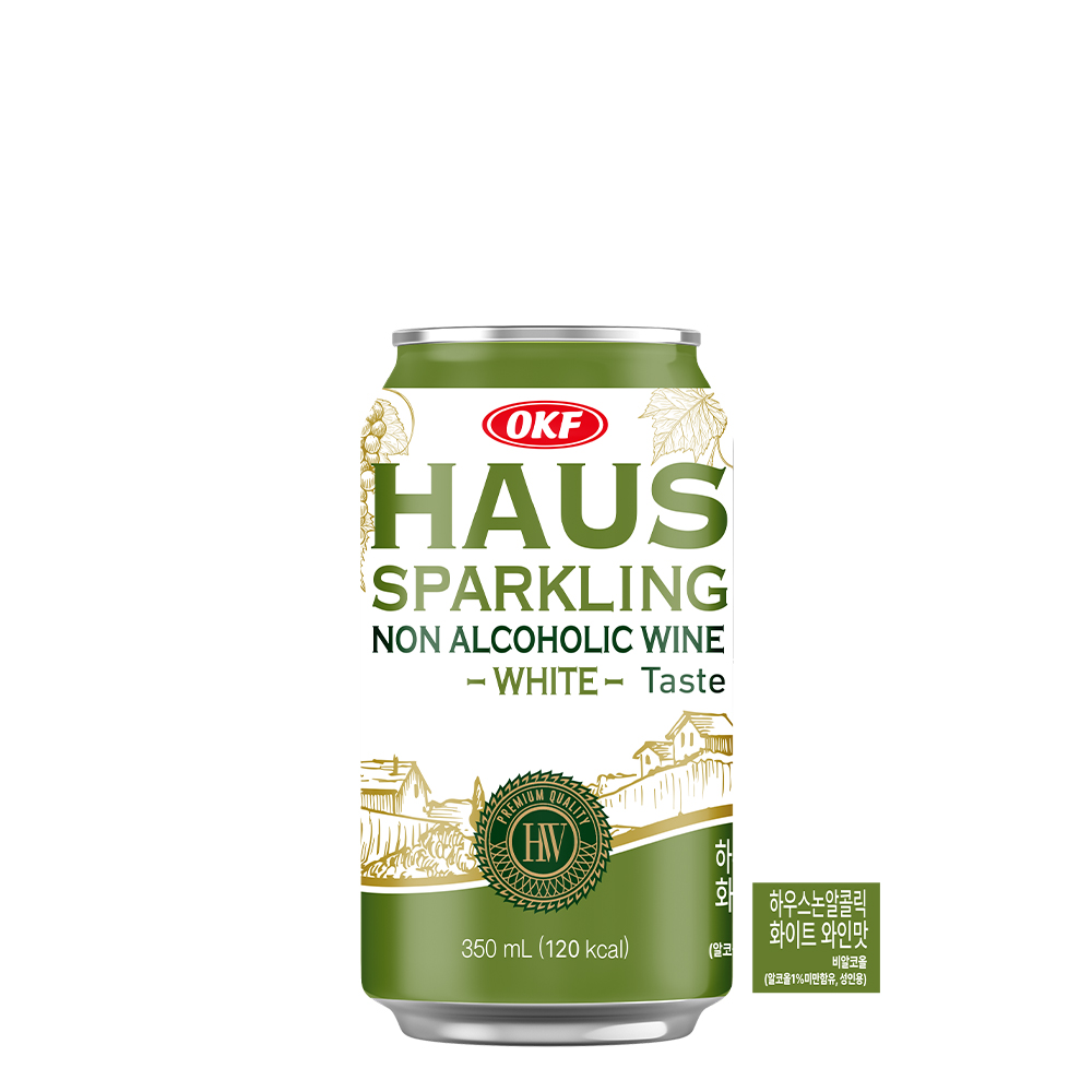 OKF Haus Sparkling White Wine Taste 330ml (Non-Alcoholic)