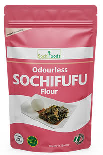 SochiFoods Odourless Sochifufu Flour (Cassava Flour) 1kg