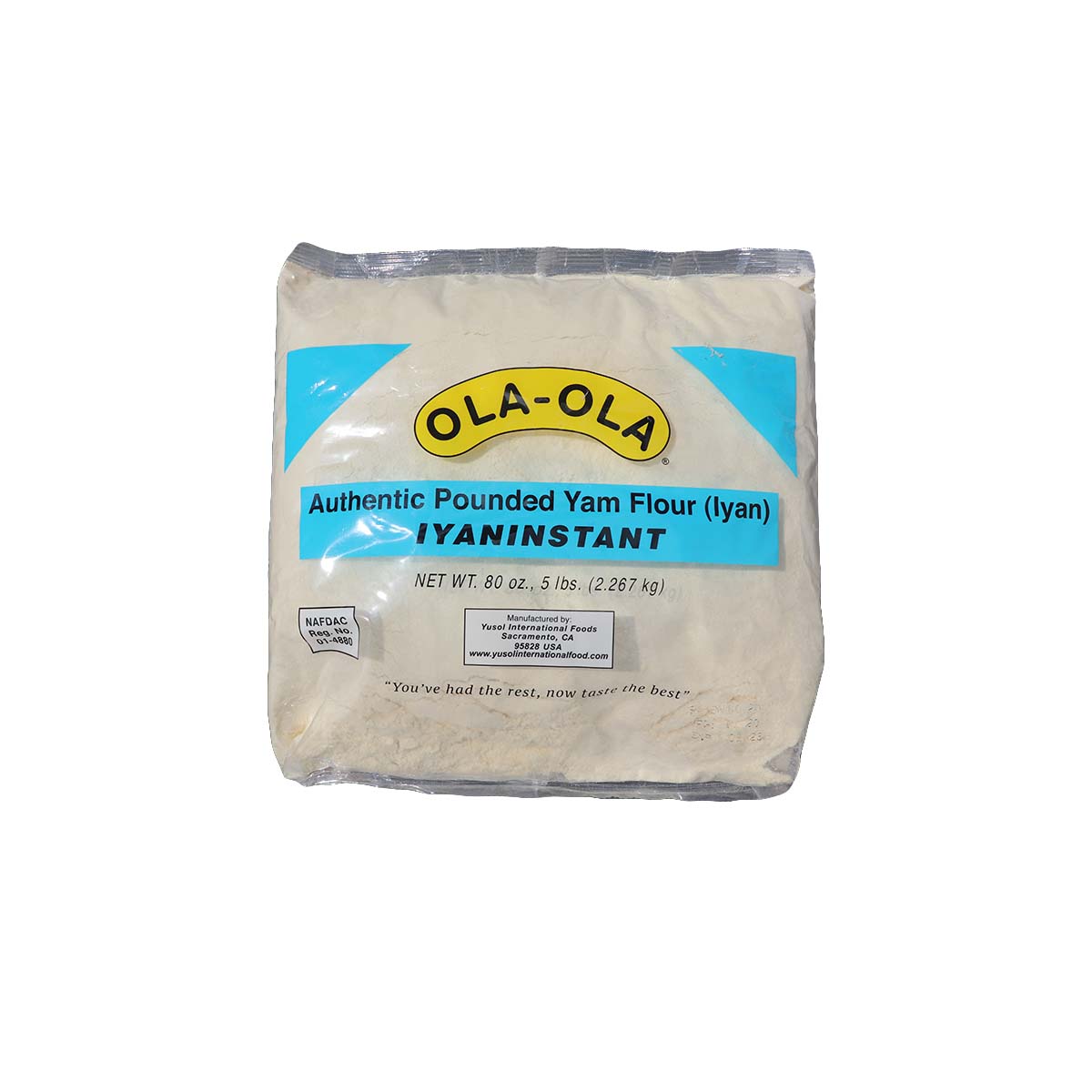 Ola-Ola Authentic Pounded Yam Flour (Iyan) 2.267kg