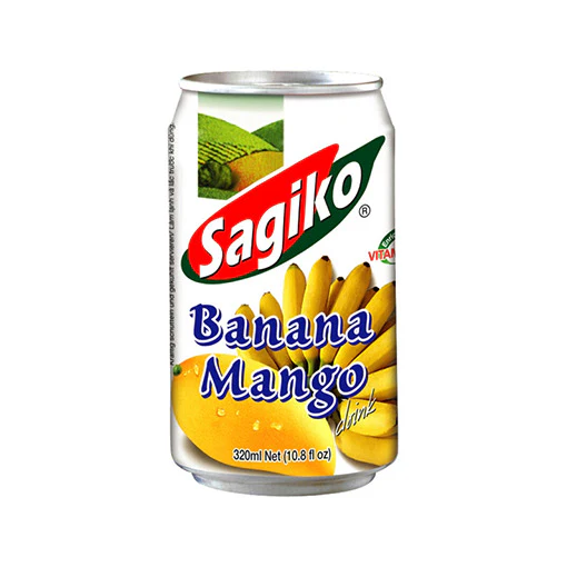 Sagiko Banana Mango Juice Drink 320ml