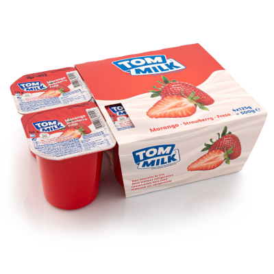 Tom Milk Aroma Flavour Yoghurt 500g (4 x 125g)