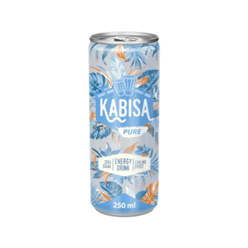 Kabisa Pure Energy Drink (Zero Sugar) 250ml Can